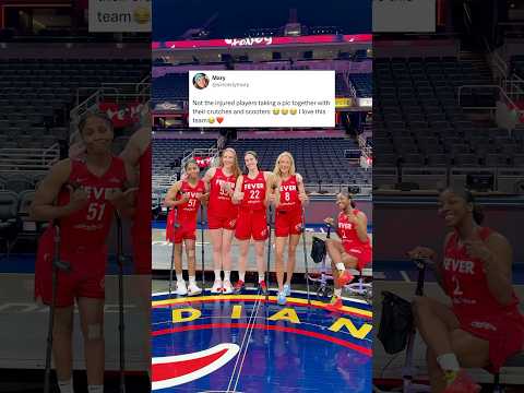 Unfortunate season for the Indiana Fever, but they’re still having a good laugh out of it 🤧