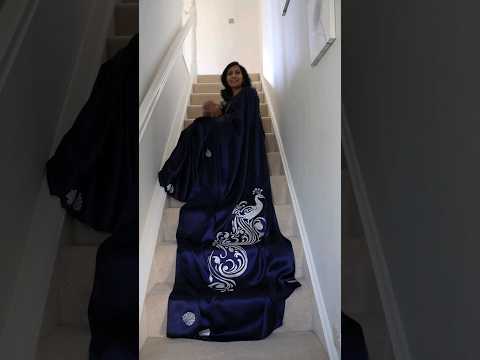 Creating a designer wear saree at home ๐ซ #diy #saree #indian #cricut #trending #viral