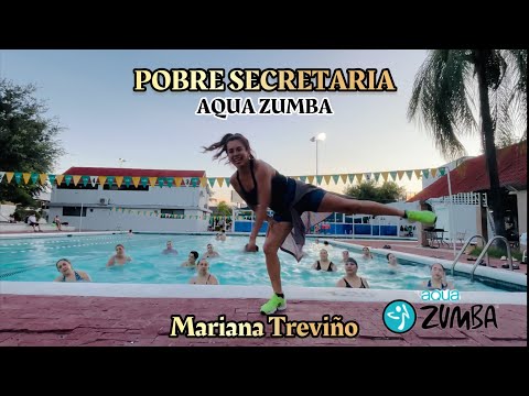 POBRE SECRETARIA Mariana Treviño AQUA ZUMBA coreo Serie Mentiras