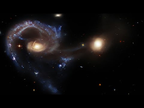 El Hubble Observa una Colisión de Galaxias a unos 465 Millones de Años luz de Distancia Arp107