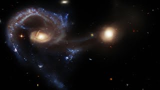 El Hubble Observa una Colisión de Galaxias a unos 465 Millones de Años luz de Distancia Arp107