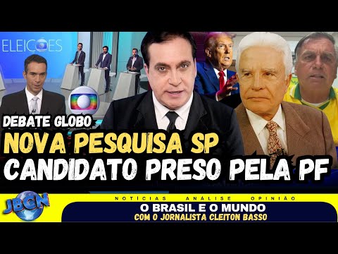 VEJA! PESQUISA SP E DEBATE TV GLOBO E  REVIRAVOLTAS NAS ELEIÇÕES, CID MOREIRA E UM LEGADO INCRÍVEL