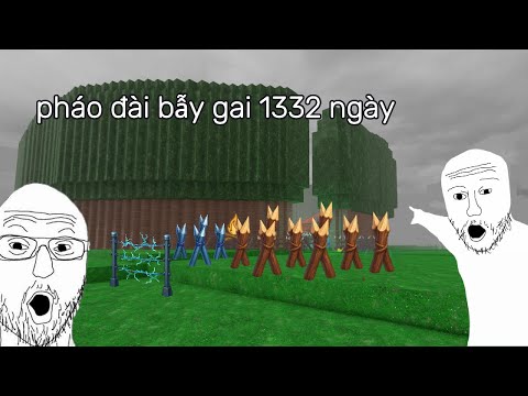 Xây Pháo Đài Bẫy Gai Sống Sót Trong Rừng - 99 Nights in the forest - thái Sunboy