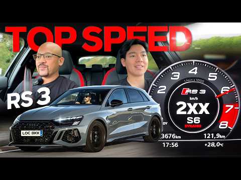 ซิ่ง Audi RS3 ถนนย่น 5 สูบ 400 ม้า บนถนนหลวง !! || Top Speed (Ep.3)