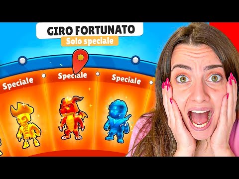 DANI fa 100 GIRI FORTUNATI su STUMBLE GUYS!! *Skin Leggendarie Speciali*