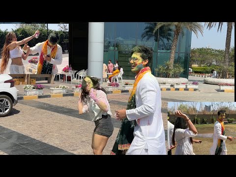 Me vs the girls on Holi vlog😂 | Mohak Narang