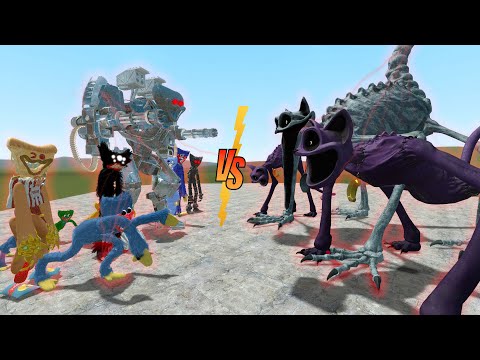 ALL POPPY PLAYTIME HUGGY WUGGYS VS ALL CATNAPS In Garry's Mod!