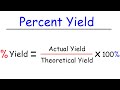 Understanding Theoretical and Percent Yield in Combustion Reactions