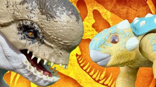 DISTORTUS REX & BUMPY!! BUSCANDO DINOSAURIOS EN JURASSIC WORLD PLAY!! AVENTURA JURÁSICA!!