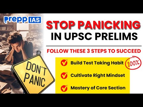 STOP Panicking in UPSC Prelims | Do these 3 things | #upscprelims2025 #upscstrategy #upsc