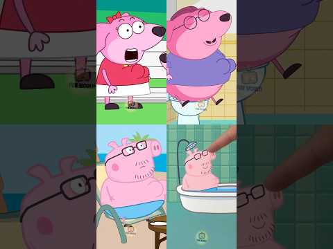 Daddy Pig Stomach is Unhealthy #edit #fyp #tadc #trending #squidgame ##animation #memes #peppapig