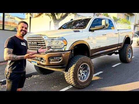 CONHECI UMA RAM 3500 ÚNICA NO BRASIL 😱 +R$200K EM ACESSÓRIOS