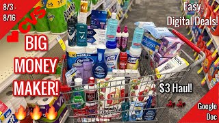 CVS Free & Cheap Coupon Deals & Haul |8/3 - 8/16| BIG Money Maker & Easy DOVE 🔥| Learn CVS Couponing