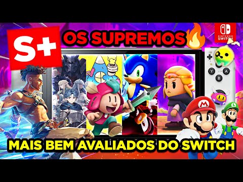 GUIA DEFINITIVO dos 20+ MELHORES jogos do Nintendo Switch no Último Ano (RANK S e S+)