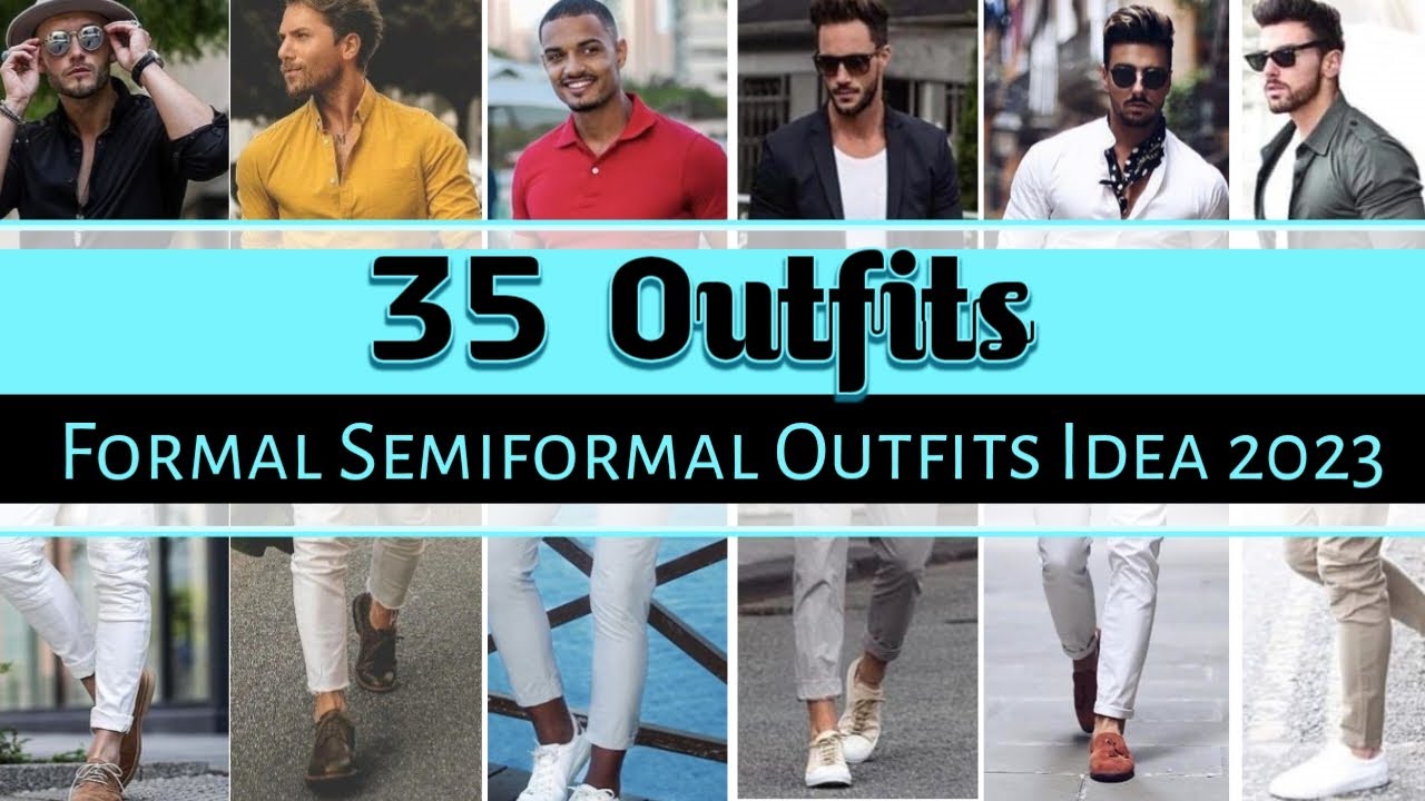 Formal Semiformal Outfit Ideas For Men | Summer Fashion Trend | Men’s Fashion 2023