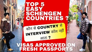 SCHENGEN TOURIST VISA 5 EASY COUNTRIES TO APPLY