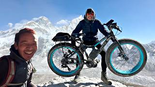 ✅Everest on an ELECTRIC BIKE⚡️We were deceived by a guide😳Scam in the mountains of Nepal💥PART 5