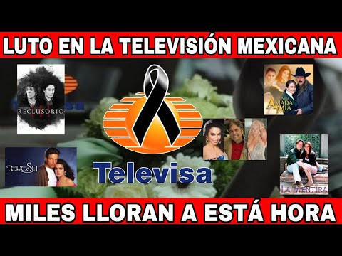 LUTO TOTAL EN MEXICO, MILES LA LLLORAN UNA CAIDA LE QUITA LA VIDA A FOMOSA DE TELEVISA