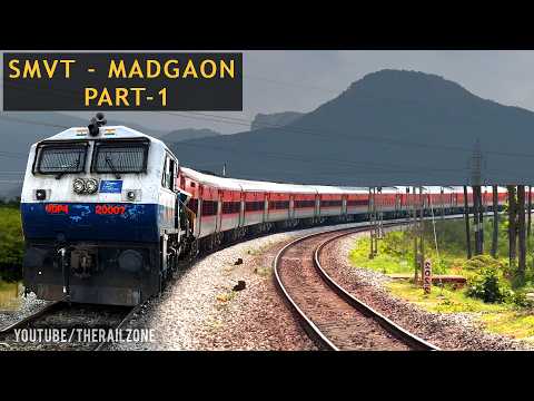 Bengaluru Madgaon Train Journey PART-1 |  WDP4 EMD | Train Videos | Indian Railways