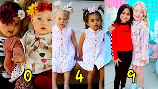 Everleigh Rose and Ava Foley from 0 to 9 years old 2022 | The LaBrant Family