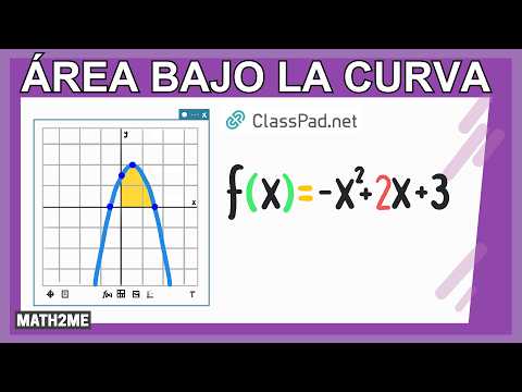 Determinando una integral definida y su gráfica con apoyo de sitio web Classpad