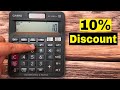 Calculating Discounts with a Calculator