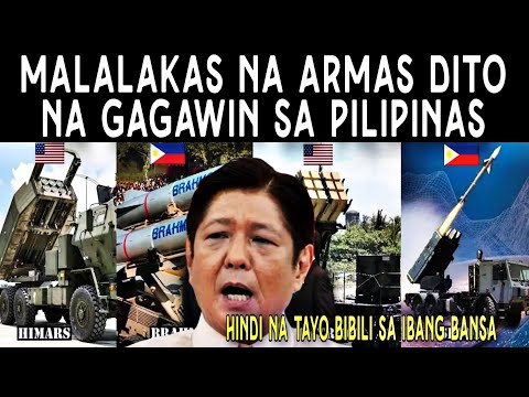 Mga Armas Pandigma dito na gagawin sa Pilipinas na ipangtatapat sa China.