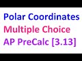 Polar Coordinates and Complex Numbers