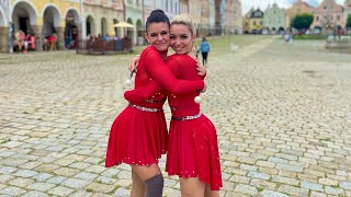 Mažoretky KIRA - MS OPOLE 2022, Nikola Piotrowská, Linda Müllerová - duo seniorky 2022