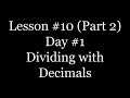 Dividing with Decimals: Key Concepts and Techniques
