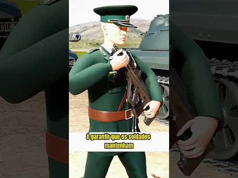 Por que os soldados chineses têm agulhas em seus colarinhos🤔