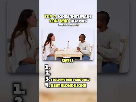 Last one BEST 🤣 TOP 4 JOKES THAT MADE YEAH MAD FAMOUS 🤣 #dadjokes  #yeahmad
