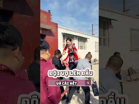 Cô dâu ngồi lên cổ chồng #viral #cuoichutthoi #youtubeshorts #wedding #giaitri #damcuoi #ruocdau