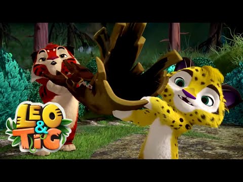 Leo e Tig  ⭐  A história de um herói ⭐  Desenhos Animados Engraçados Para Crianças