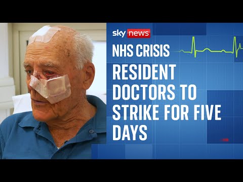 YouTube video thumbnail: NHS Crisis: Resident Doctors to Strike for Five Days Over pay
