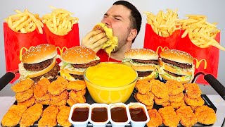 Extra Cheesy McDonad's • MUKBANG
