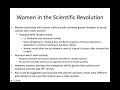 Women and Religion in the Scientific Revolution