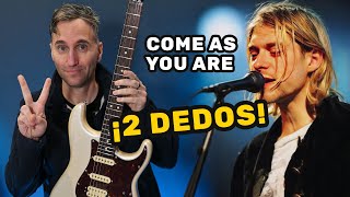 Canción Fácil en Guitarra Eléctrica Con Solo 2 Dedos: Come As You Are