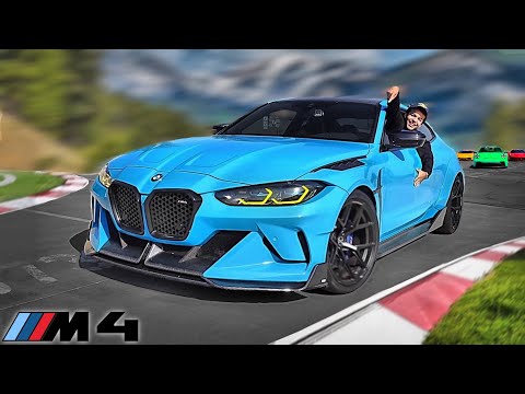 FIRST DRIVE In My WIDEBODY BMW 3.0CSL M4 BUILD! Joining A Supercar Rally [LOUD EXHAUST POV]