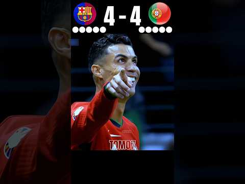 FC Barcelona vs Portugal || PENALTY SHOOTOUT ||🤯🔥 IMAGINARY MATCH 2028 ||🥶 #football #shorts #cr7