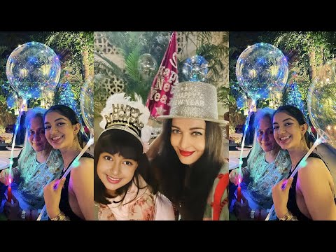 Aishwarya Rai Aaradhya Bachchan Jaya bachchan reunited to celebrate Christmas & New year