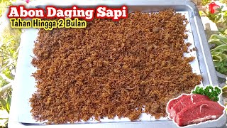 TAHAN SAMPAI 3 BULAN!! Abon Daging Sapi EKONOMIS buat anak kos