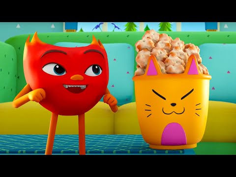 Pop Goes The Popcorn + More Funny Cartoon Shows for Kids