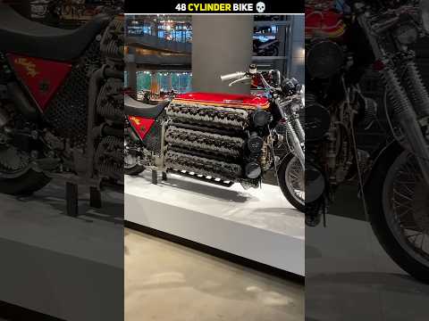 "48 CYLINDERS " Bike 💀 || Mr Unknown Facts || #shorts