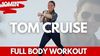 10min TOM CRUISE Inspired Full Body HIIT Workout!! || NO Repeat, Beginner Friendly