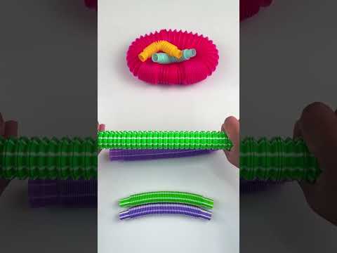 Crunchy Odd-ASMR POP Tube DIY #diy #relaxing #creative #satisfyingvideos #oddasmr #shorts