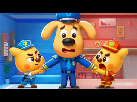 Cardboard World | Learn Occupations | Fun Adventure | Sheriff Labrador | Kids Cartoon | BabyBus