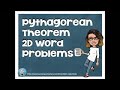 Solving Pythagorean Theorem Word Problems
