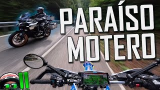 La MEJOR CARRETERA del MUNDO 🏍️ [Un CACHOPO en ASTURIAS]