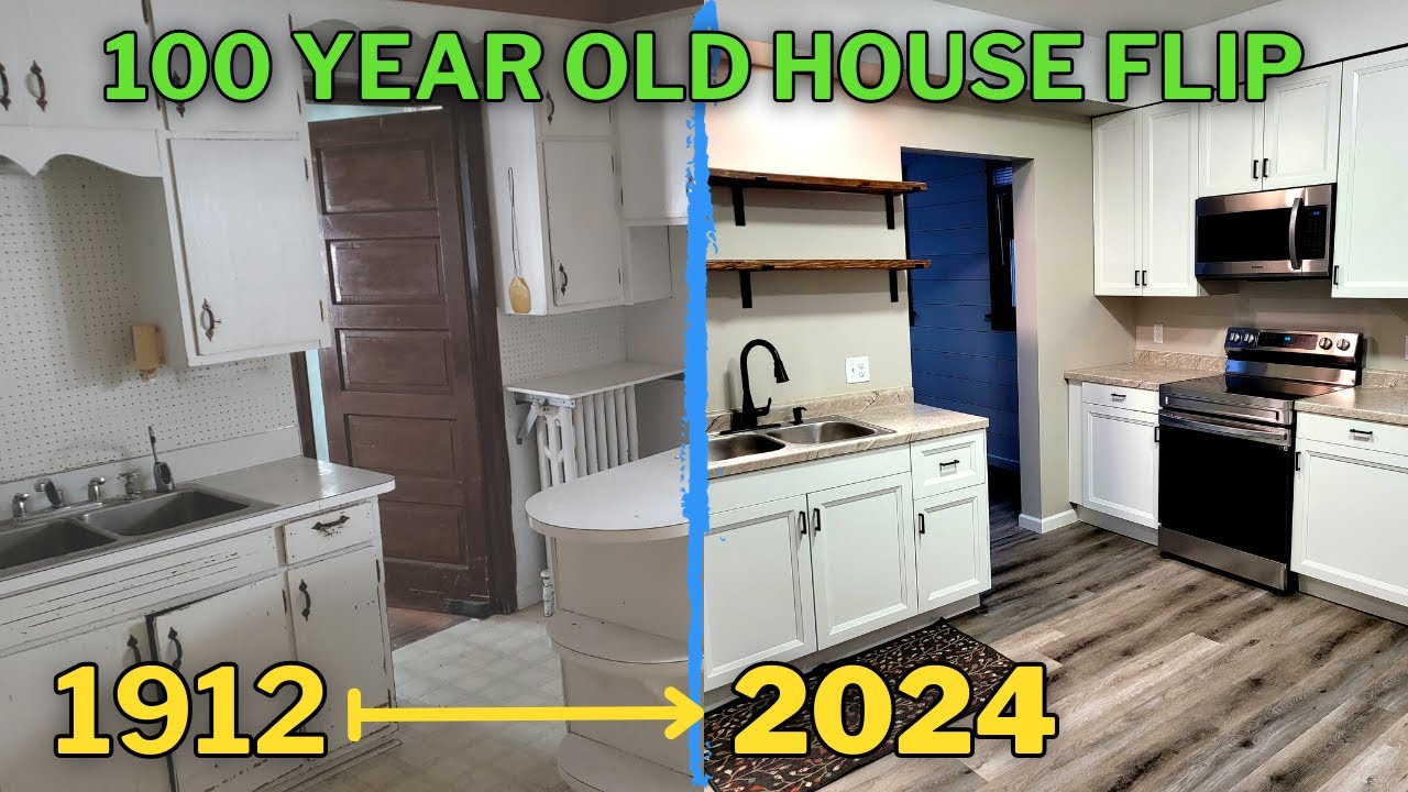 We paid ,000 for this 100-year-old house | Before & After Renovation Time Lapse
